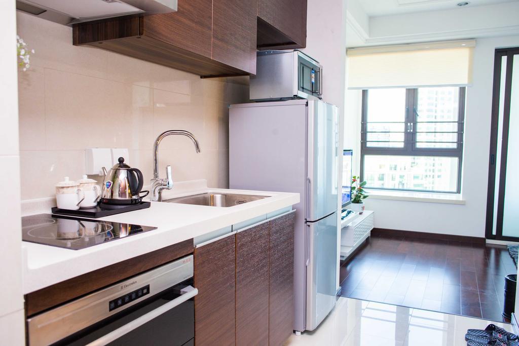 Zhuhai Vidicl Service Apartment Rum bild